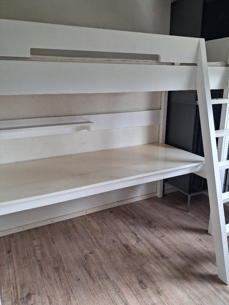 Hoogslaper met bureau, Ophalen, Gebruikt, Hoogslaper