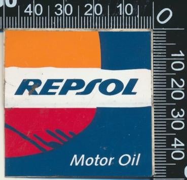 Sticker: Repsol - Motor oil, Ophalen of Verzenden, Zo goed als nieuw, Auto of Motor