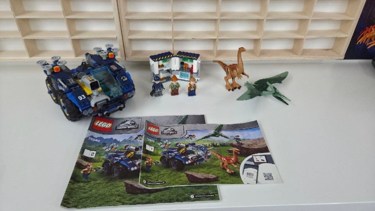 lego Jurassic World 75940 Gallimimus & Pteranodon breakout, Kinderen en Baby's, Speelgoed | Duplo en Lego, Gebruikt, Jurassic World