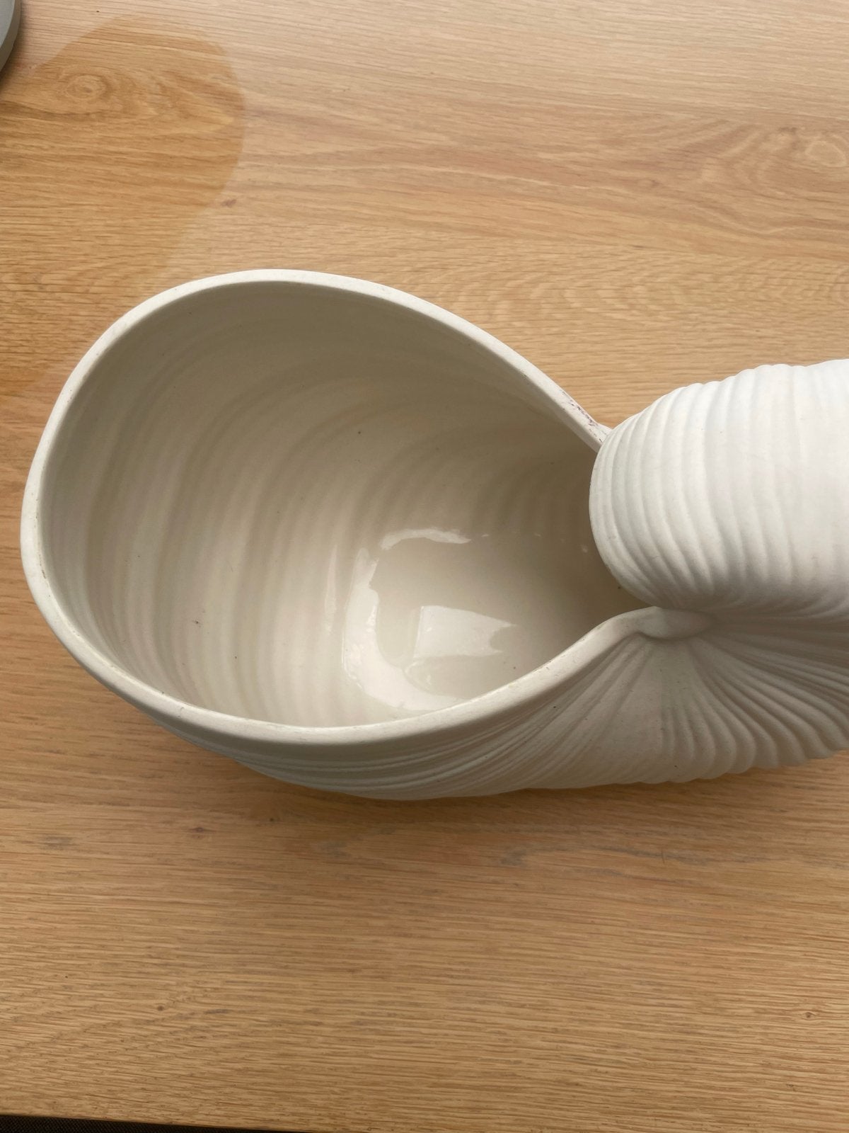 Ferm Living Shell schelp decoratie - Gebroken wit, Gebruikt, Ophalen of Verzenden, Modern, Wit