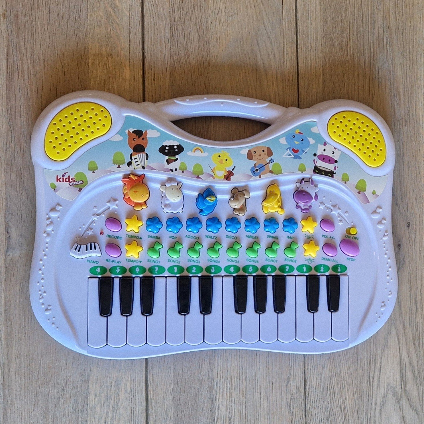 Speelgoed muziek kinder keyboard/piano met dierengeluiden, Ophalen, Overige aantallen, Overige merken