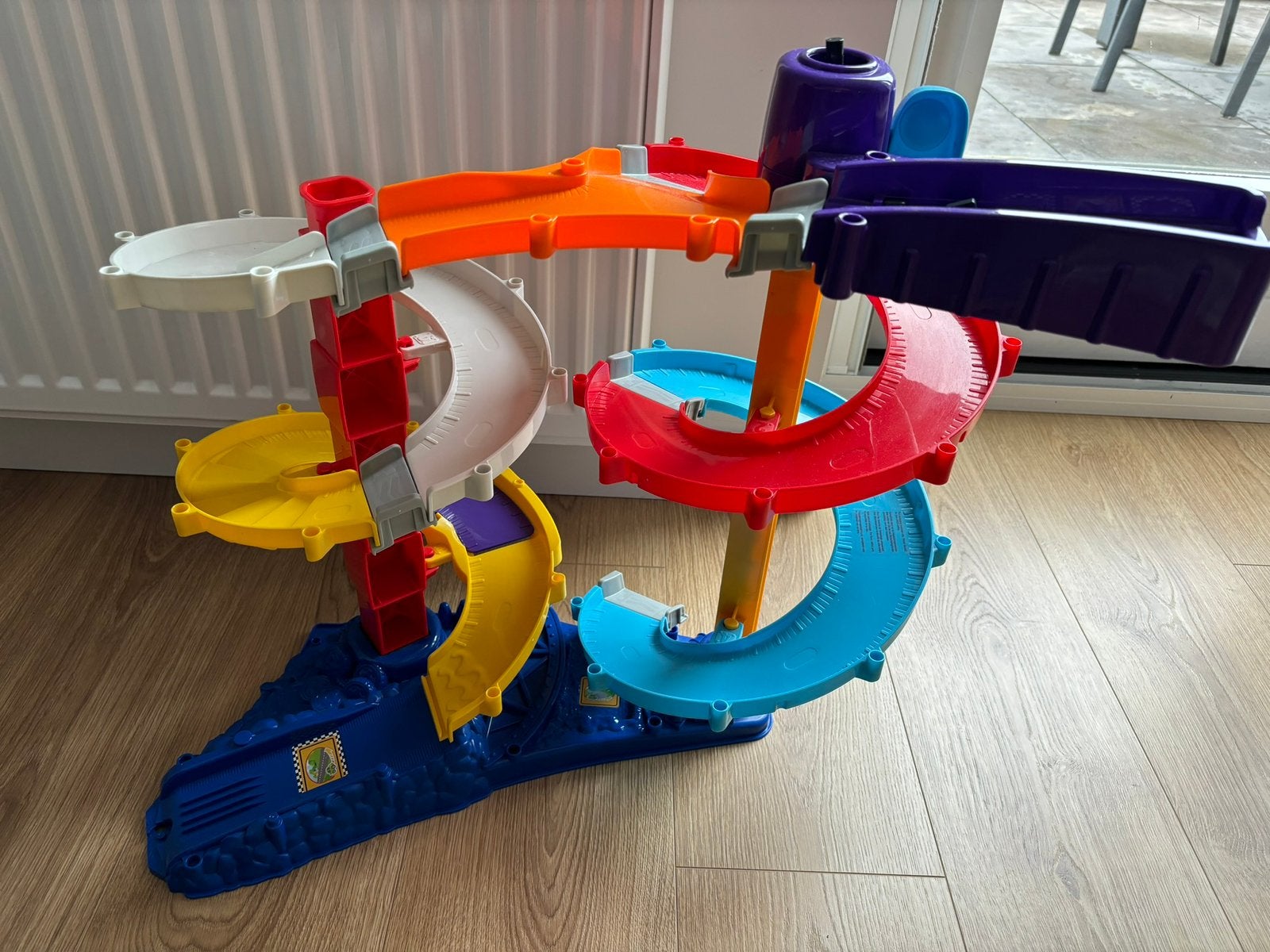 Race autoachtbaan speelgoed Tornado stuntpark, Ophalen of Verzenden, Zo goed als nieuw, Elektrisch, Carrera