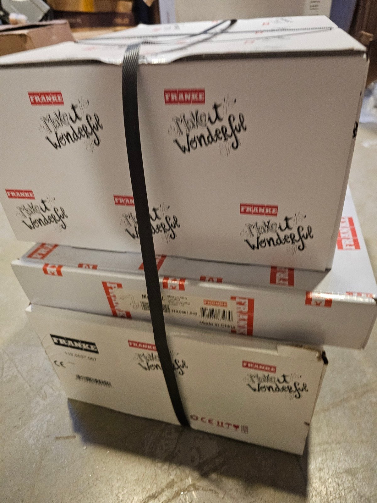 NIEUW IN DOOS TOUCH MONDIAL FRANKE 5L COMPLEET SET, Ophalen of Verzenden, Nieuw