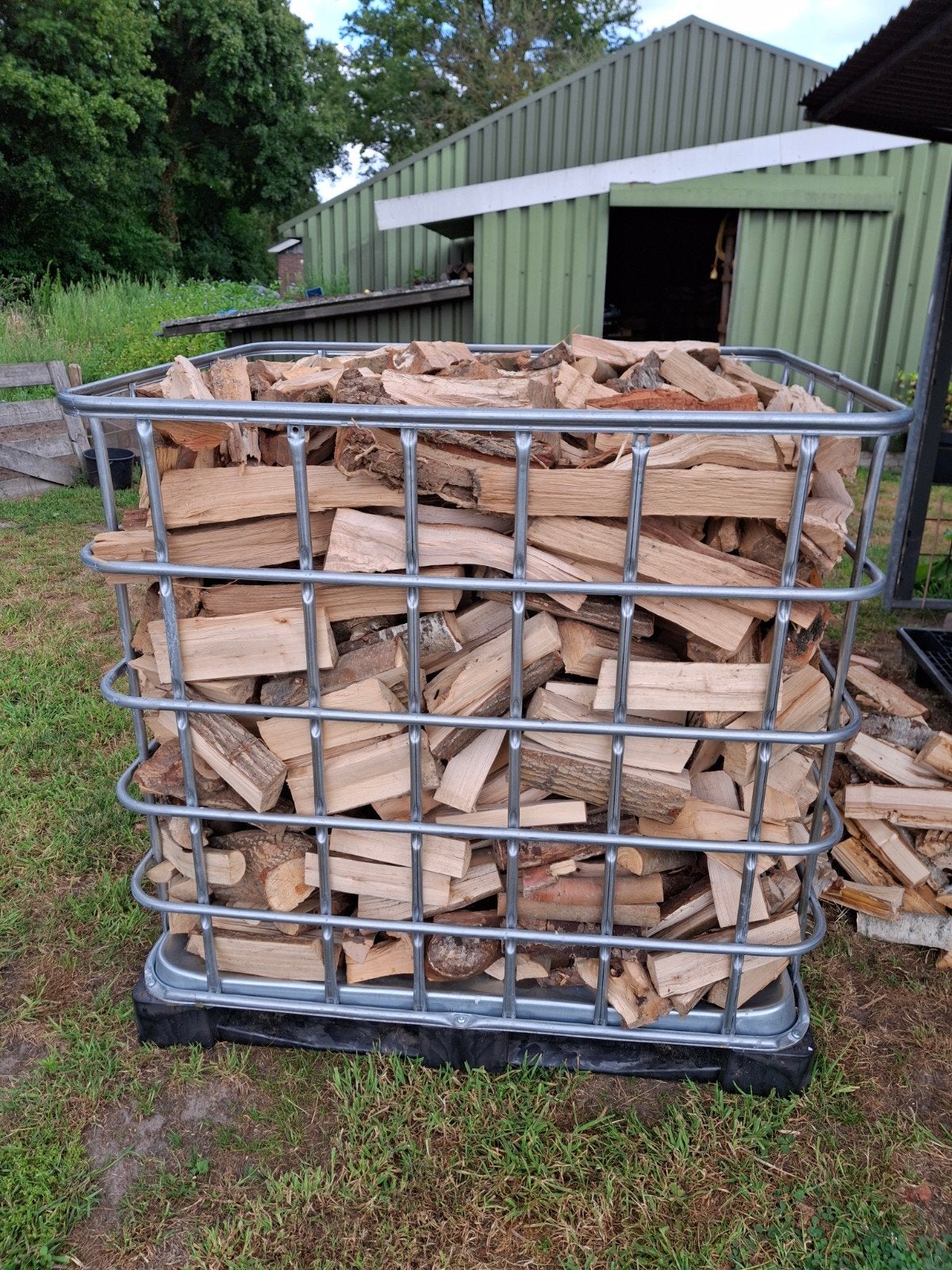 1 m3 brandhout eiken/esdoorn, Minder dan 3 m³, Ophalen, Eikenhout, Blokken