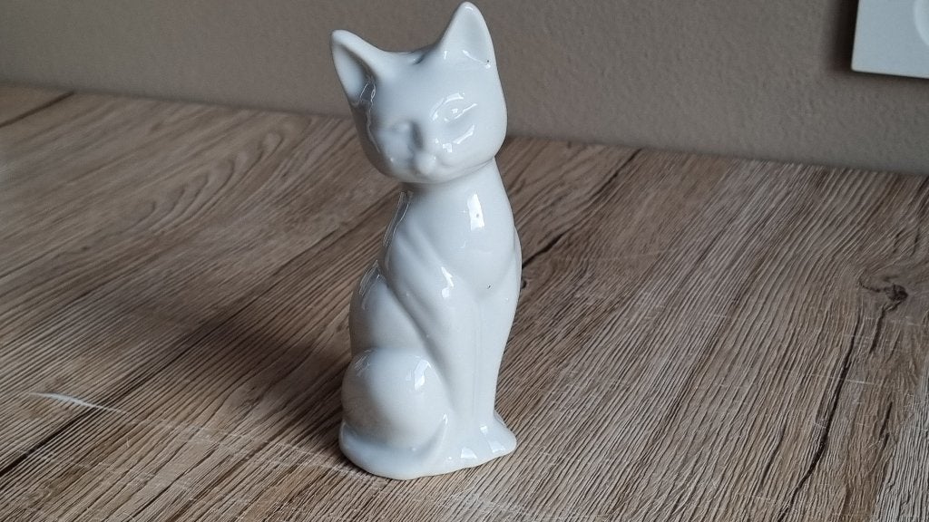 Prachtige Vintage Kat Poes peper Zout Strooier Made in Japan, Verzamelen, Dierenverzamelingen, Verzenden, Gebruikt, Hond of Kat