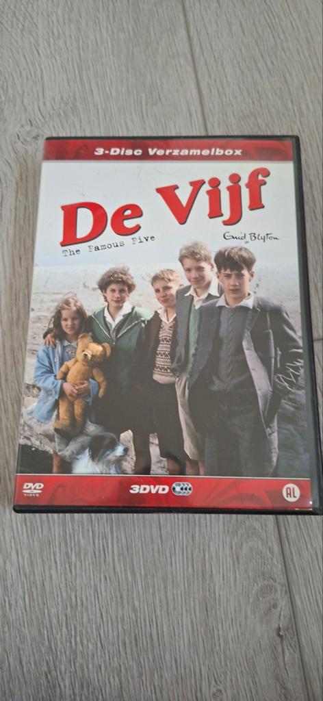 De Vijf - The Famous Five - 3-Disc Verzamelbox DVD, Cd's en Dvd's, Alle leeftijden, Boxset, Ophalen of Verzenden, Zo goed als nieuw