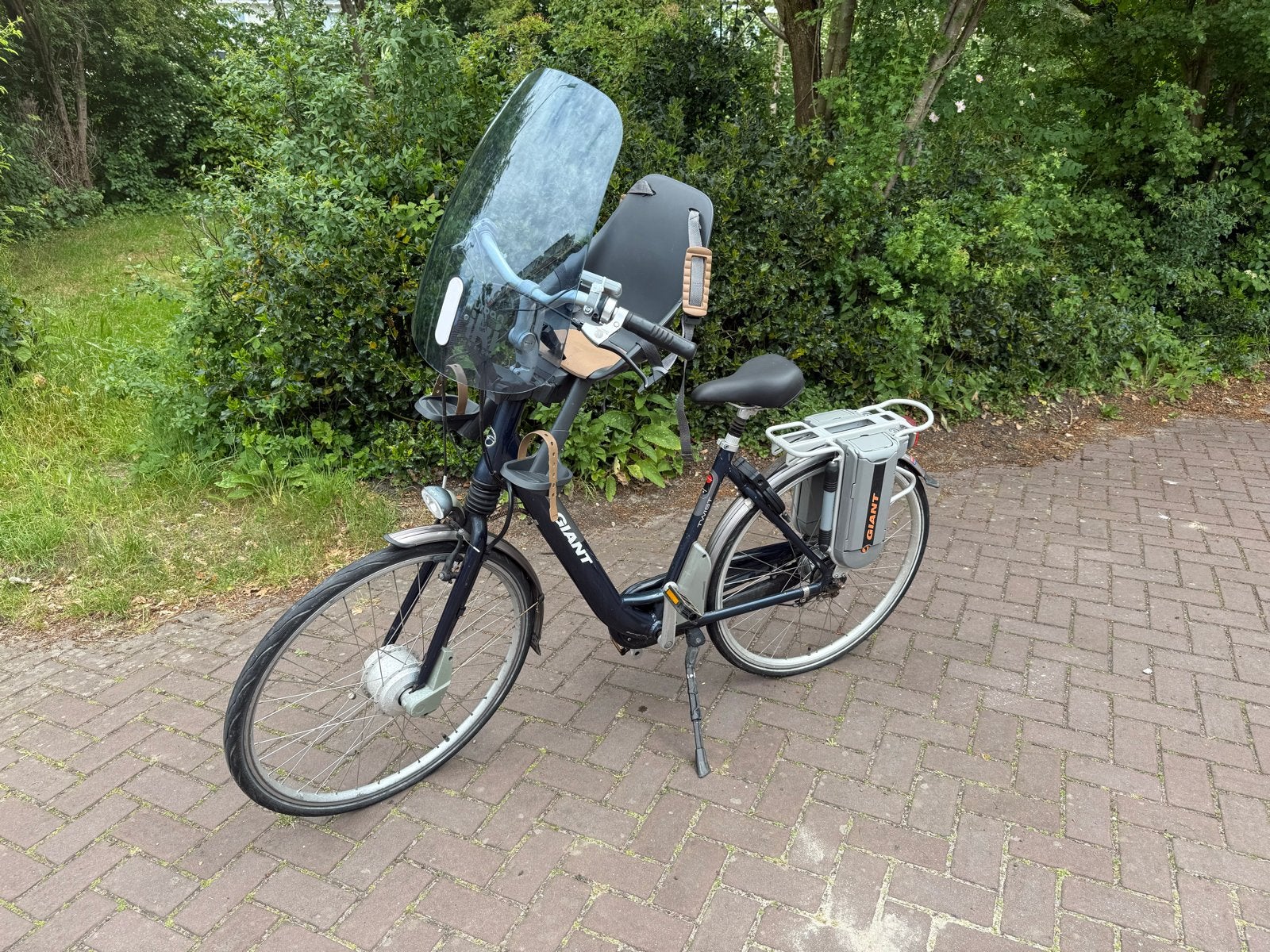 Giant Twist elektrische fiets met kinderzitje accu defect, Ophalen, Gebruikt, Giant, 51 tot 55 cm