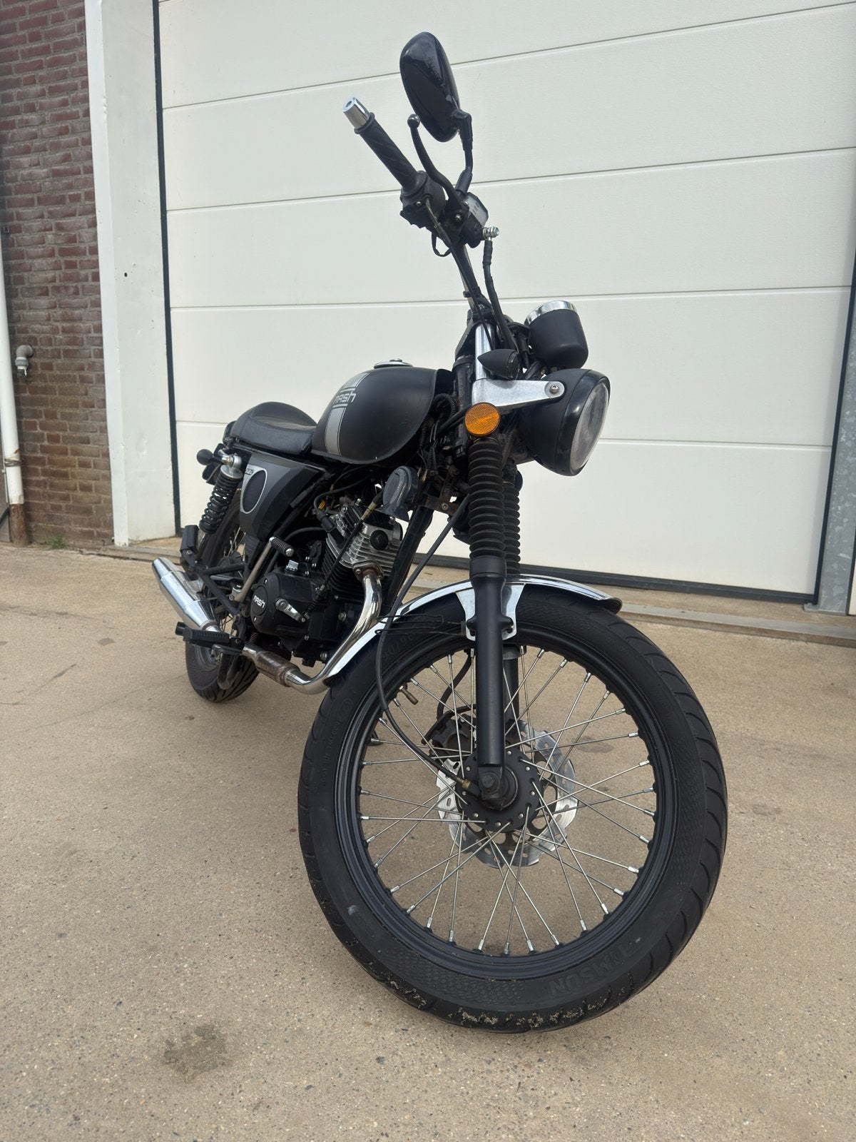 Zeer nette goed onderhouden Mash Fifty 50cc, matzwart, 49 cc, Zo goed als nieuw, 4 versnellingen, Ophalen