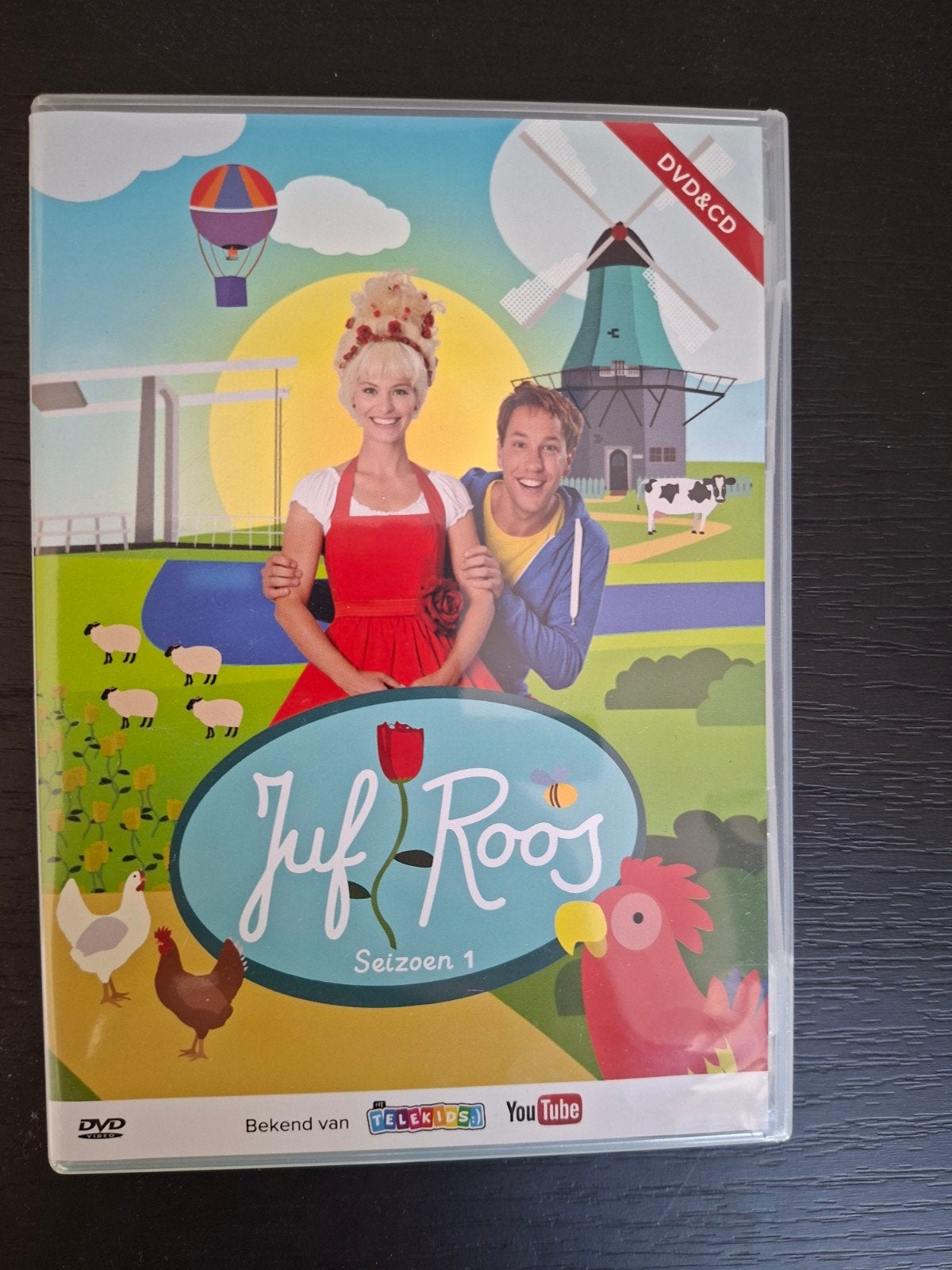 Juf Roos Seizoen 1 DVD & CD - Bekend van Telekids, Inclusief DVD, Alle leeftijden, Tv-serie, Zo goed als nieuw