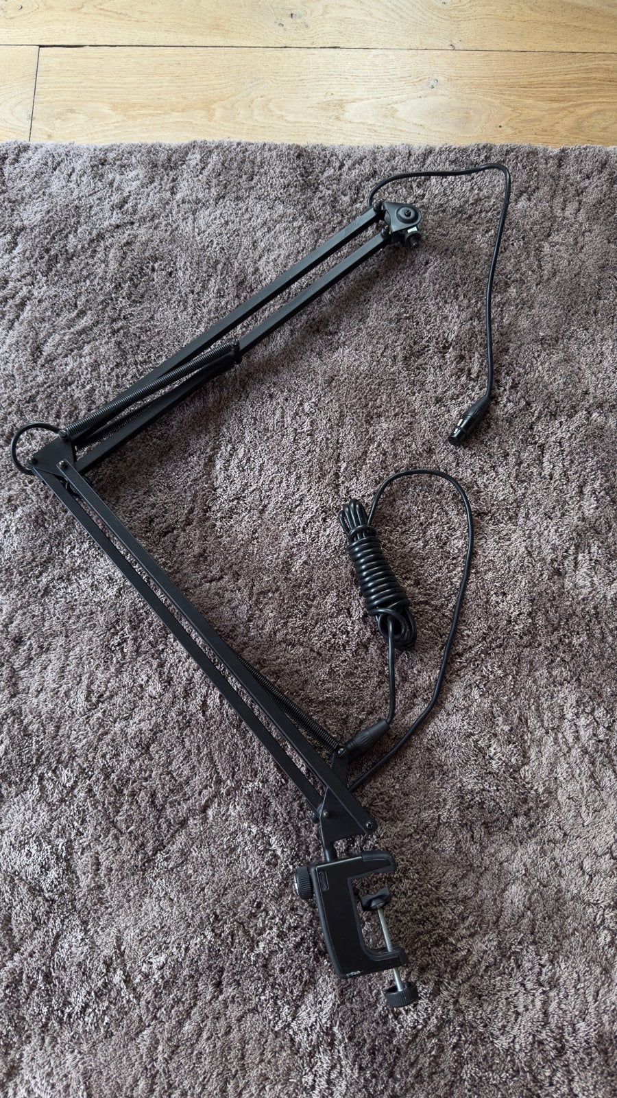 K&M Soepele Tafel-microfoonarm met XLR-kabel, Ophalen, Gebruikt, Studiomicrofoon