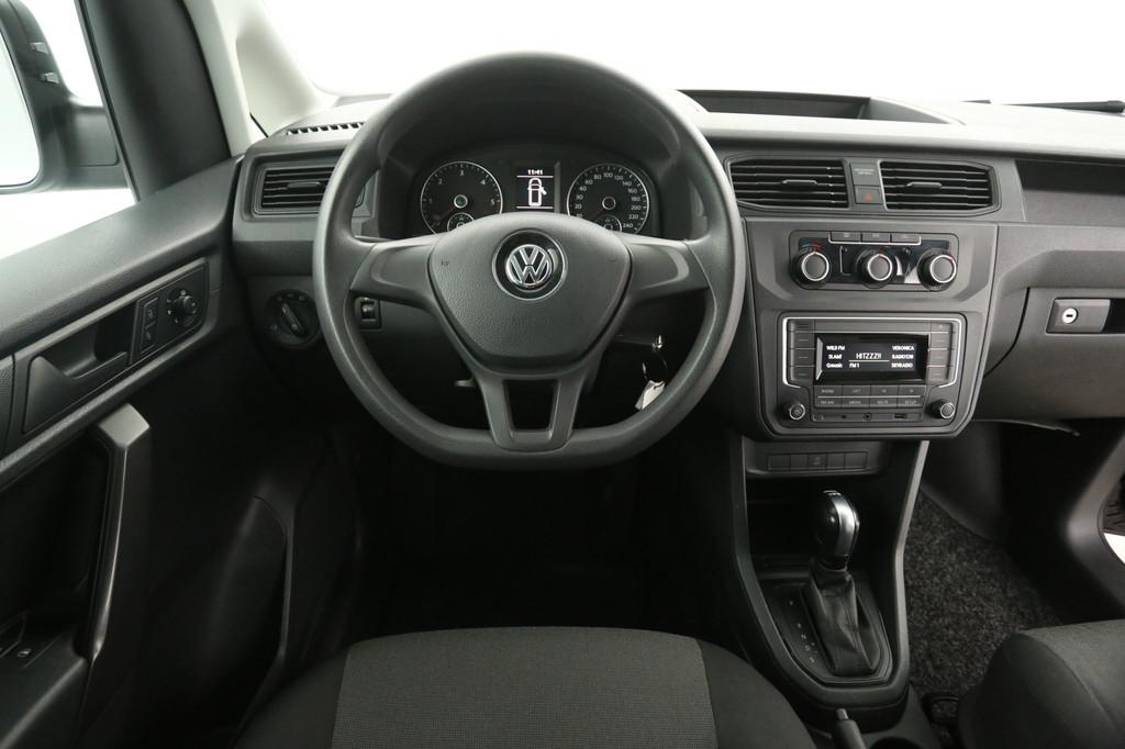 Volkswagen Caddy 2.0 TDI 102PK | Automaat | Airco | Elektrpa, Auto's, Stof, 4 cilinders, Volkswagen, Zwart