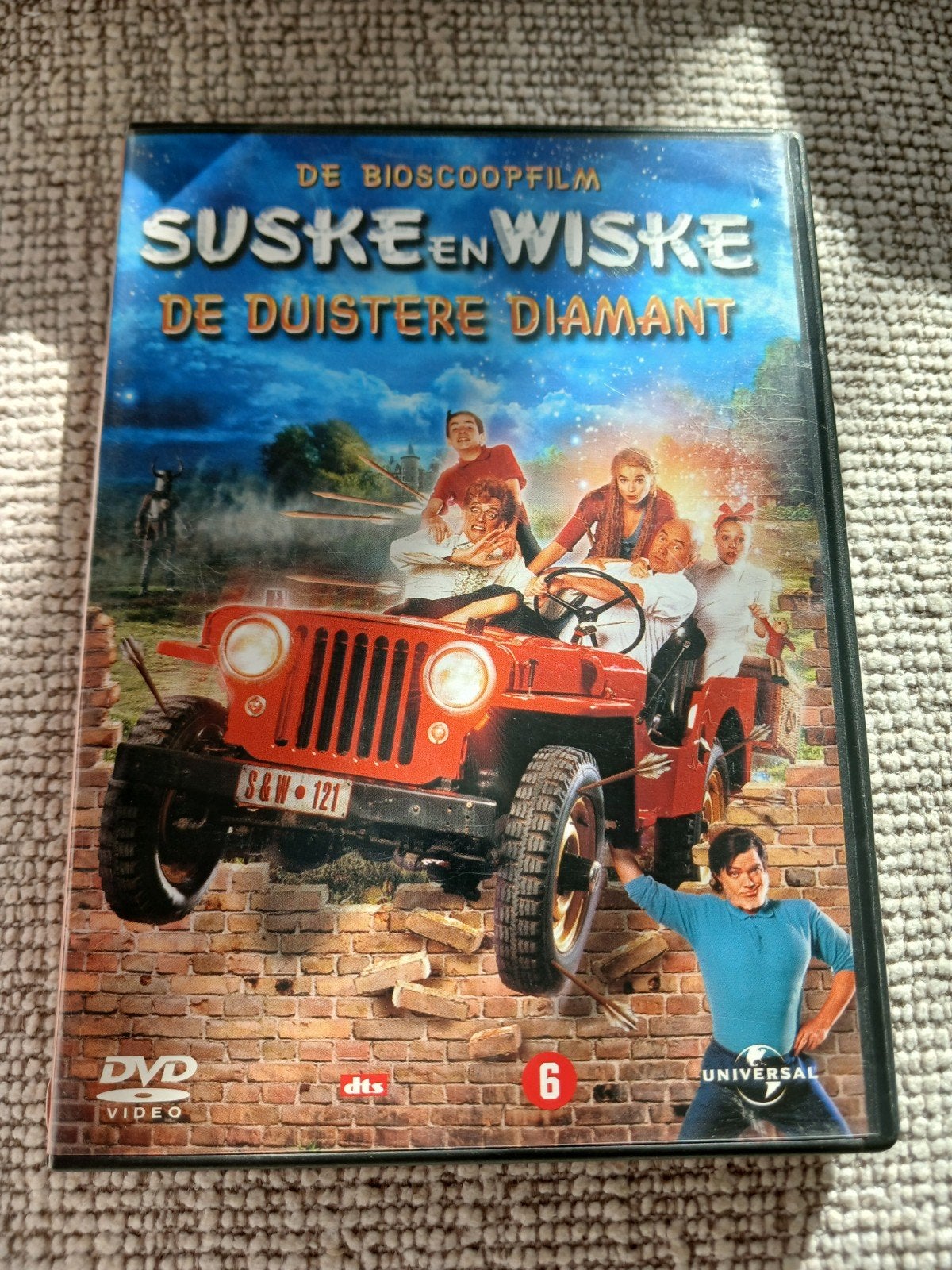 Suske en Wiske: De Duistere Diamant DVD, Nederlands, Inclusief doosje, Ophalen of Verzenden, Zo goed als nieuw
