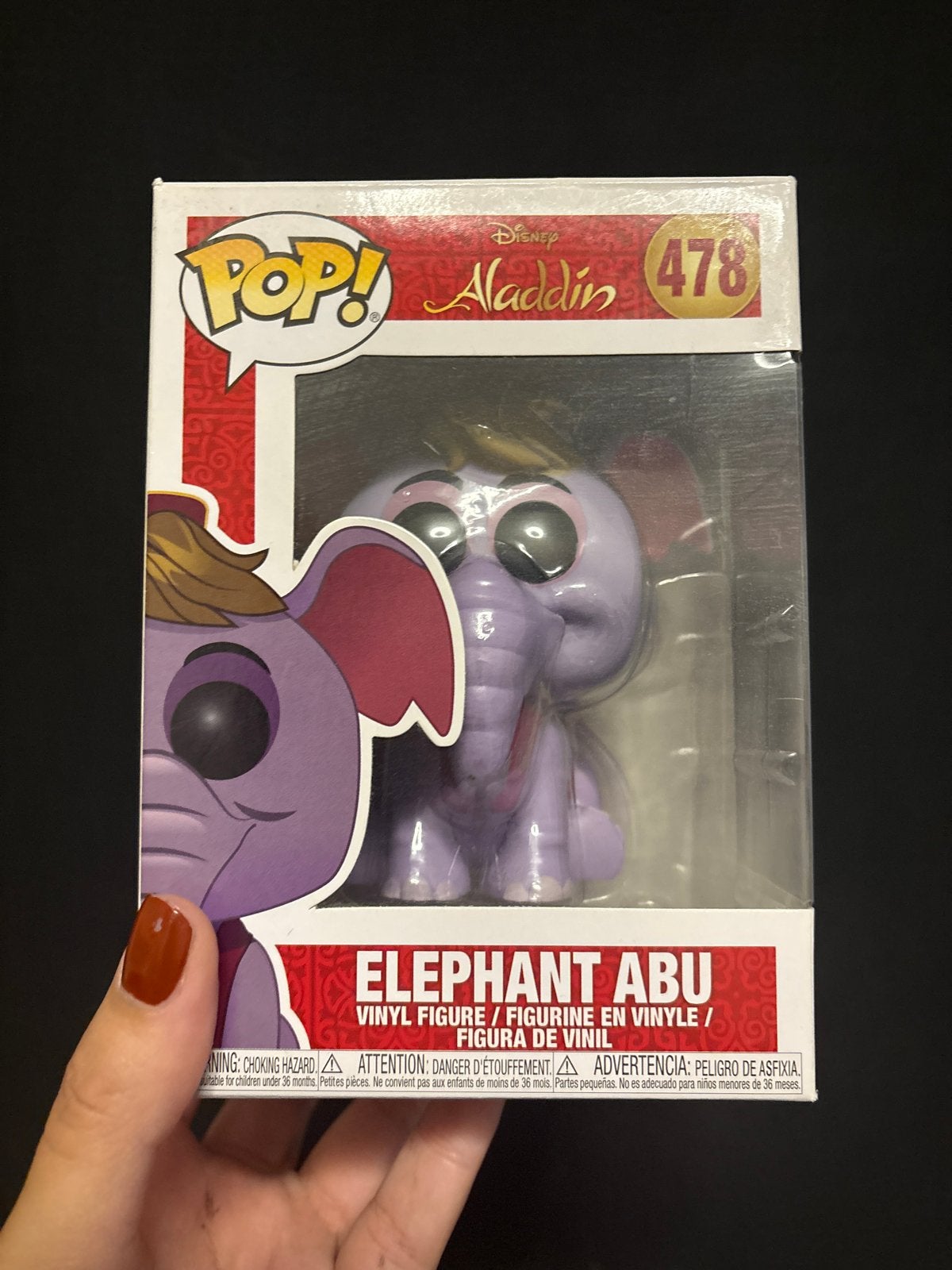 Funko Pop! Disney Aladdin - Olifant Abu #478, Ophalen of Verzenden, Nieuw