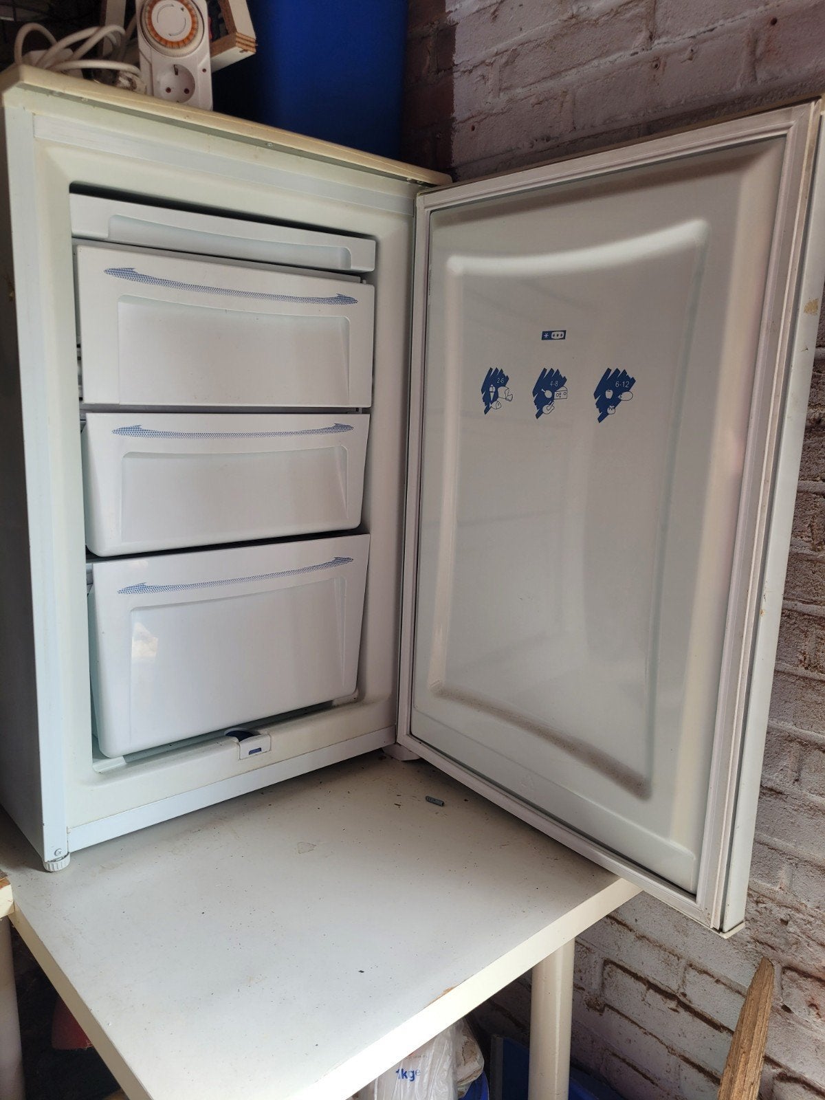 PROline vriezer met 3 lades - Compact en functioneel, Witgoed en Apparatuur, Koelkasten en IJskasten, Gebruikt, 75 tot 100 liter