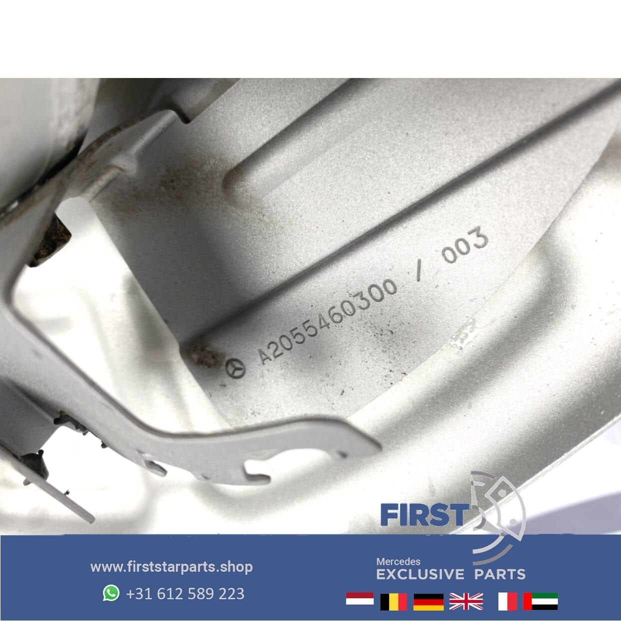 W205 C63s AMG FUSEE WIELLAGER RECHTS ACHTER C KLASSE 63 2014, Gebruikt, -, Ophalen of Verzenden, -