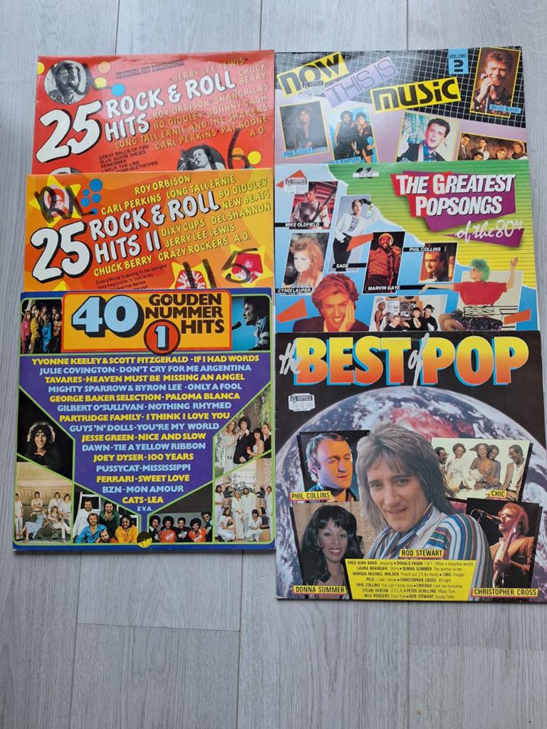 verzamel lp s jaren 60 70 80, Ophalen of Verzenden, Gebruikt, Overige formaten, Pop