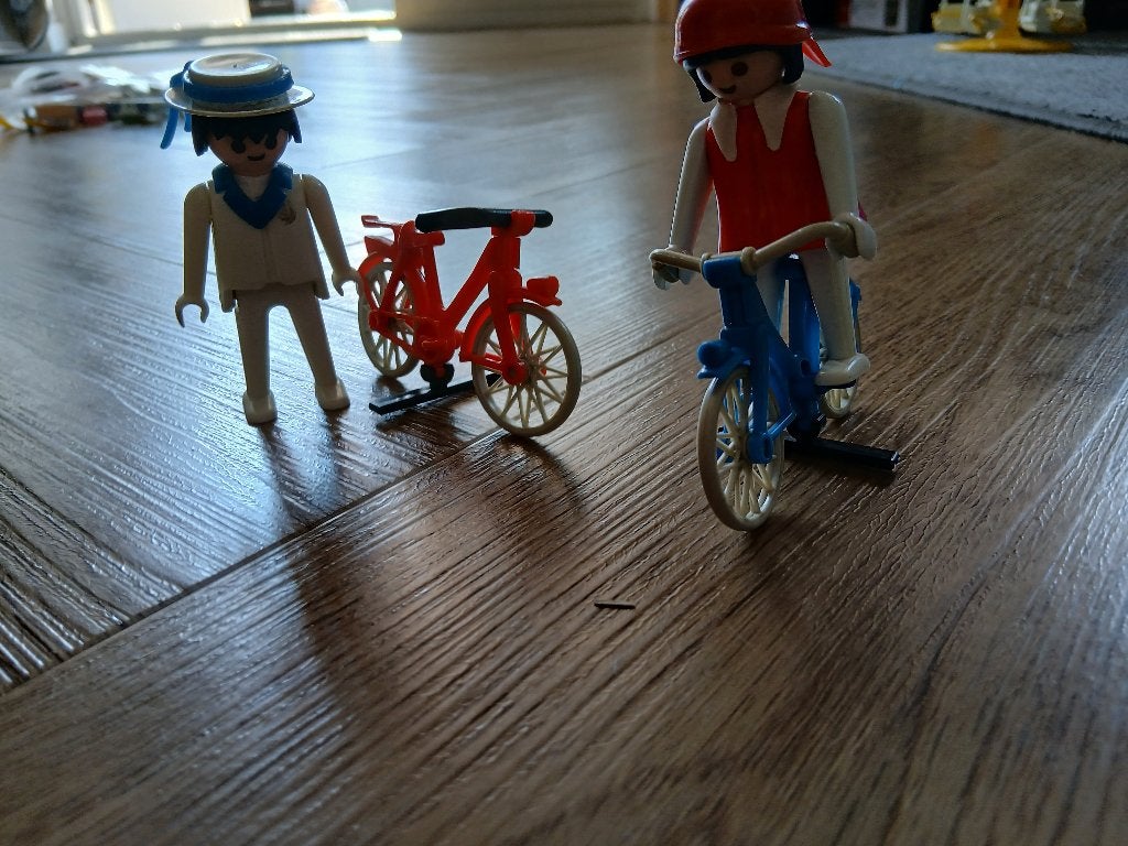 Playmobil Vintage 3573 2 Fietsers, Gebruikt, Complete set, Figuren, Family fun
