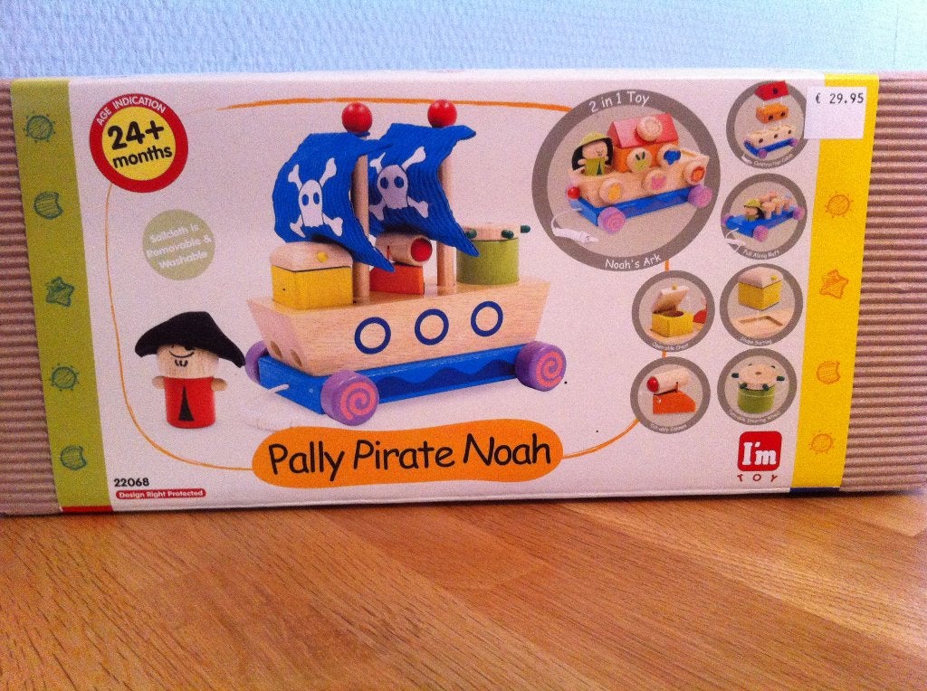 houten boot piraat of ark van noah uitvoering I'm Toy, Ophalen of Verzenden, Nieuw