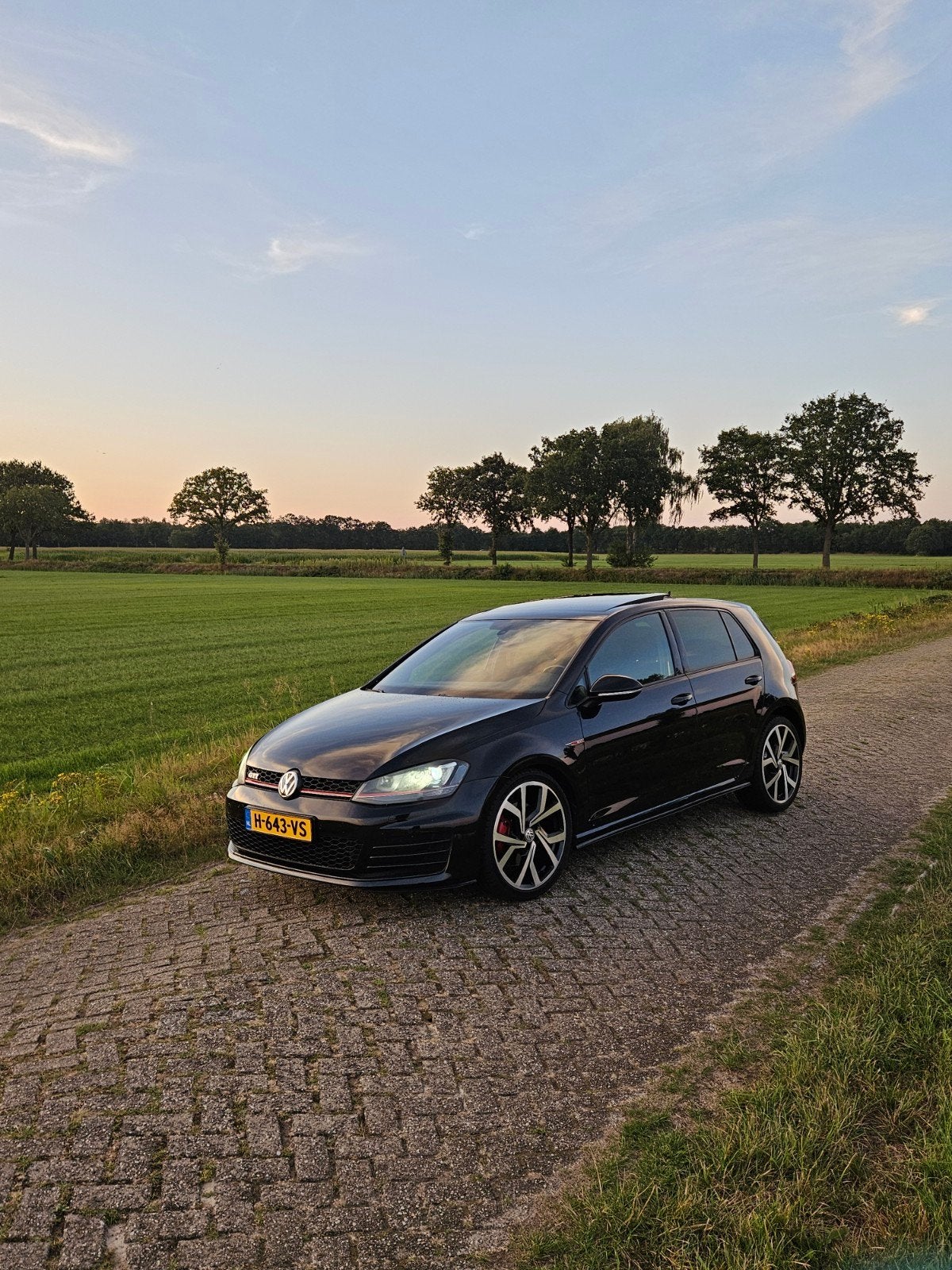Volkswagen Golf 2.0 TSI GTI (NW APK) DSG PANO 2014 Zwart, Zwart, 4 cilinders, 1984 cc, Zwart
