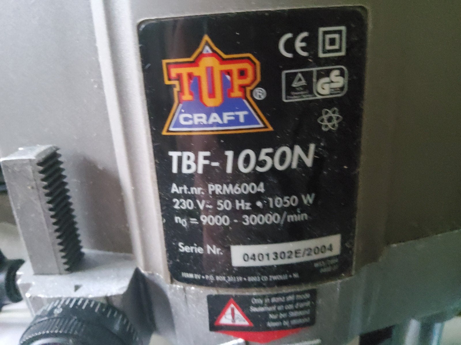 Top Craft Bovenfrees TBF-1050N - Krachtig en Betrouwbaar, Gebruikt, Ophalen of Verzenden, Bovenfrees, Top Craft