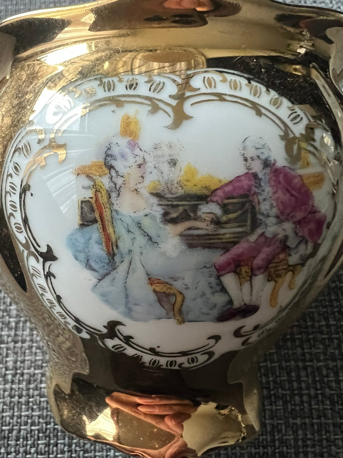 Suikerpot Bavaria, Antiek en Kunst, Ophalen of Verzenden, Goud