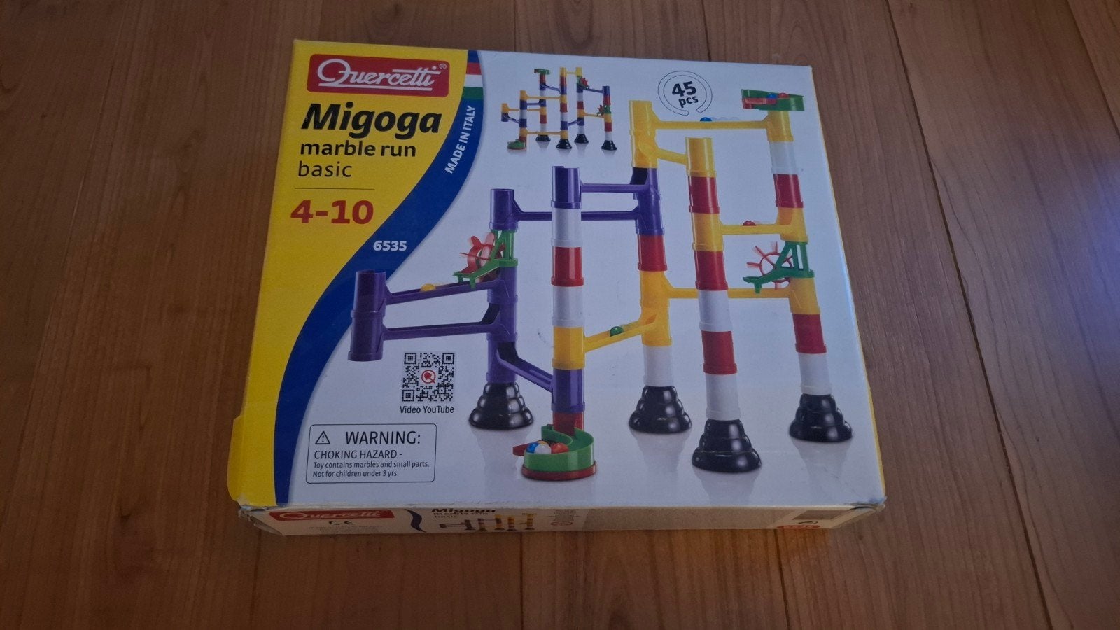 Quercetti Migoga knikkerbaan basisset 4-10 jaar, Ophalen of Verzenden, Zo goed als nieuw, Jongen of Meisje