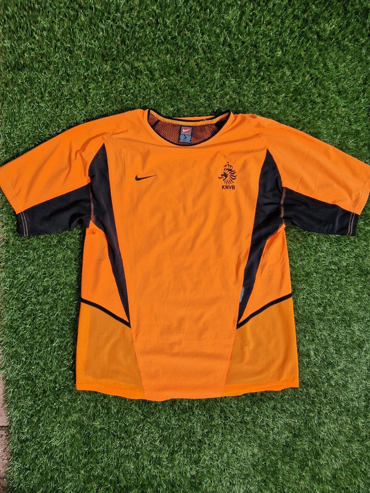 Nederlands elftal thuisshirt 2002 KNVB Oranje shirt M, Maat 48/50 (M), Nike, Oranje, Ophalen of Verzenden