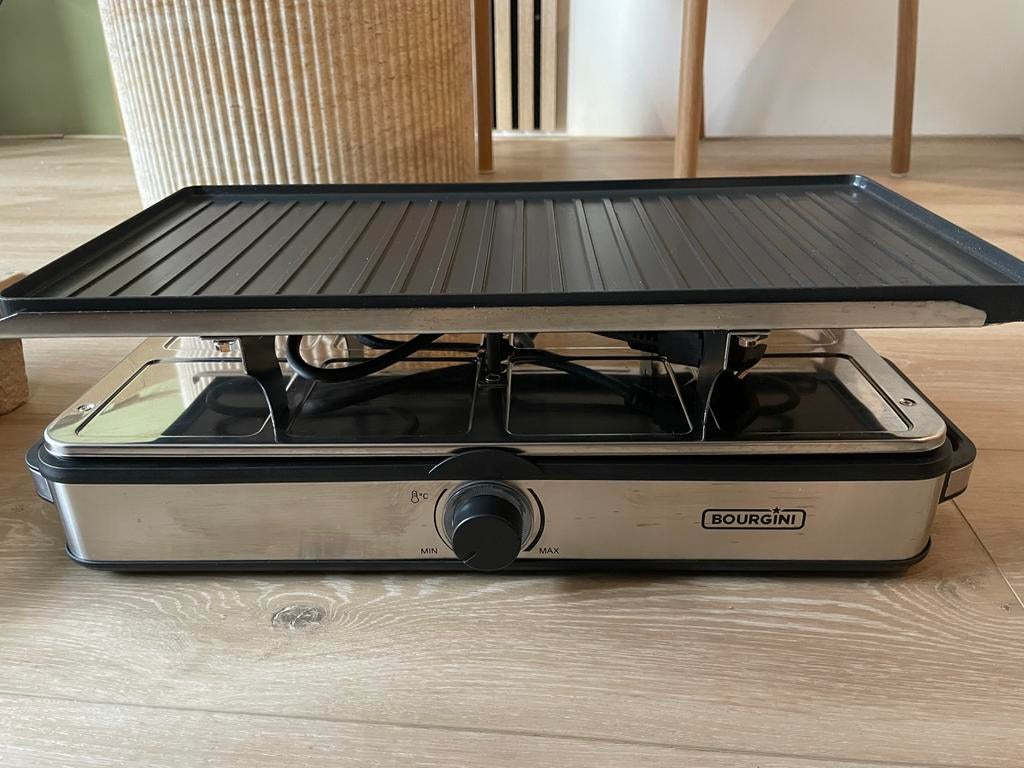 Gourmetstel Raclette Grill 8p Pure - Zo goed als nieuw, Ophalen, Zo goed als nieuw, 8 personen of meer