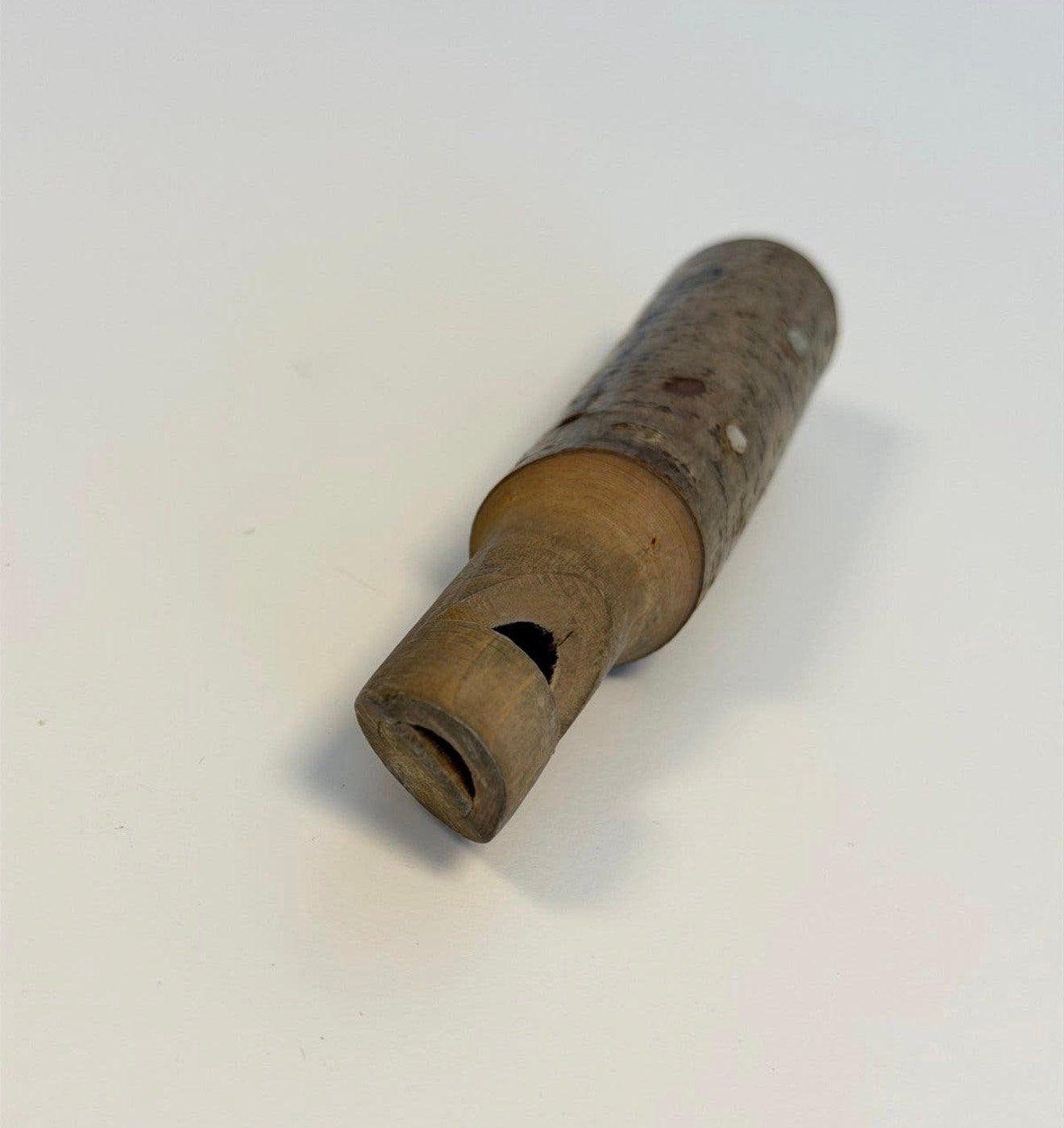 Vintage Houten Vogelfluitje Rüdesheim Rhein 14cm fluit hout, Antiek en Kunst, Ophalen of Verzenden
