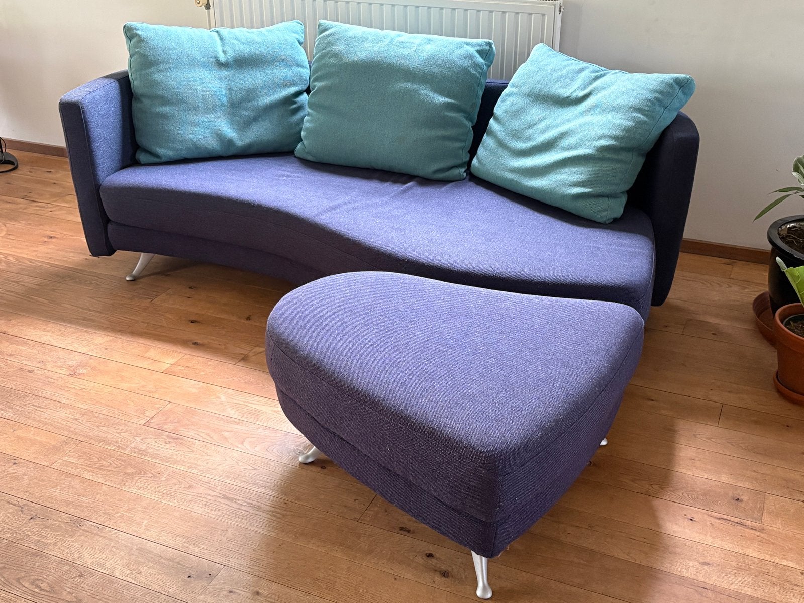Rolf benz 2500 3 persoons, Ophalen, Gebruikt, 100 tot 125 cm, Driepersoons