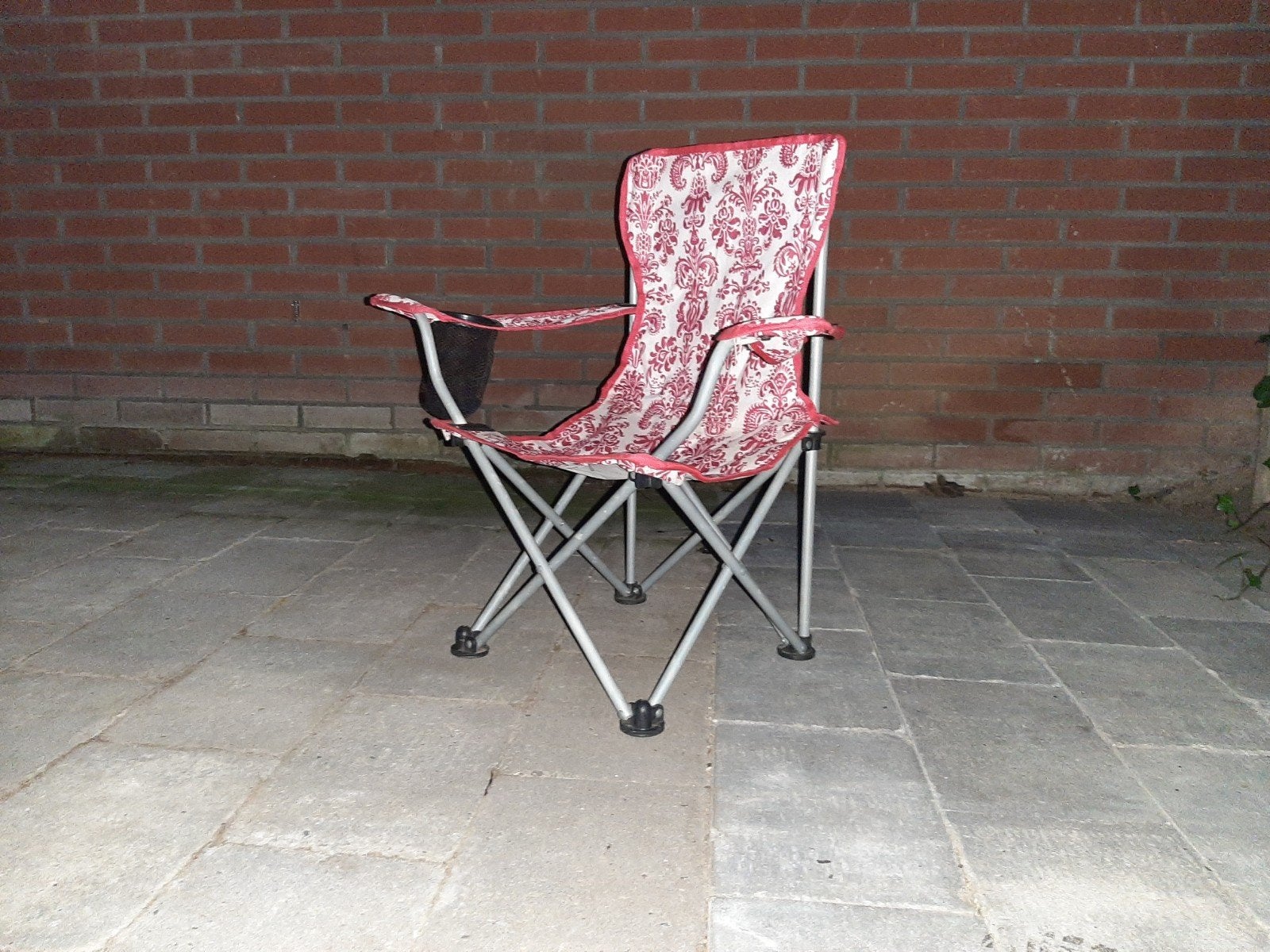 Opvouwbare stoel, rood/wit, Ophalen of Verzenden, Overige typen