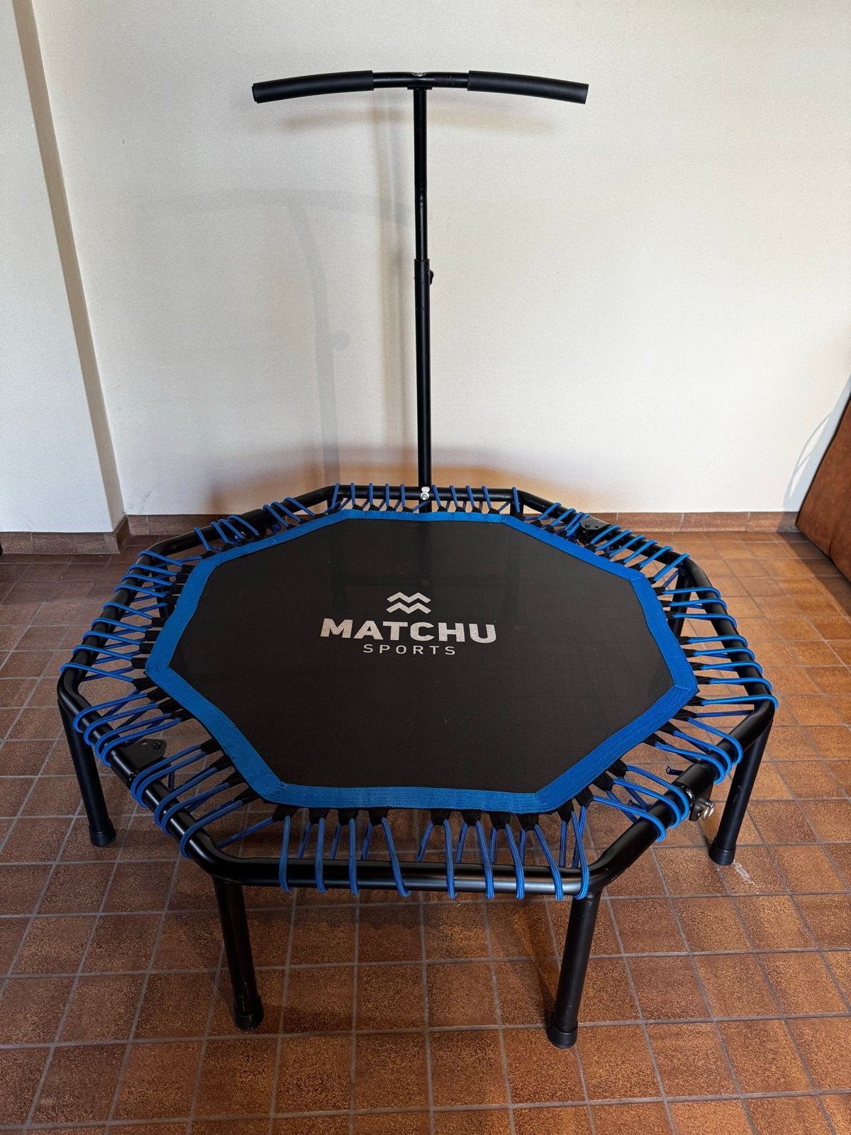 Matchu Sports Fitness Trampoline met Handvat, Ophalen, Zo goed als nieuw