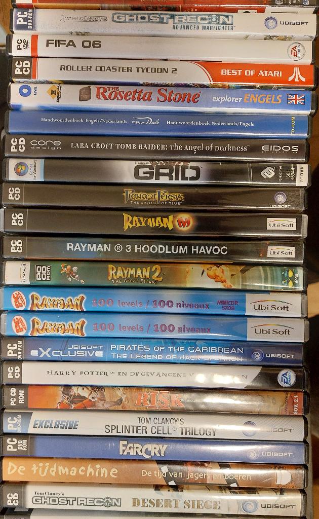 Diverse PC game titels, 1 speler, Ophalen of Verzenden, Gebruikt, Vanaf 3 jaar