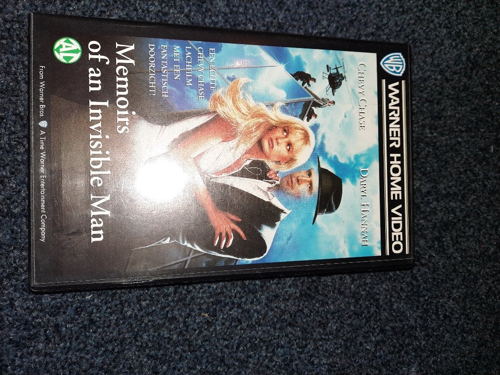 MEMOIRS OF AN INVISIBLE MAN! Speelfilm met C.Chase Op VIDEO!, Verzenden, Zo goed als nieuw, Komedie, Vanaf 6 jaar