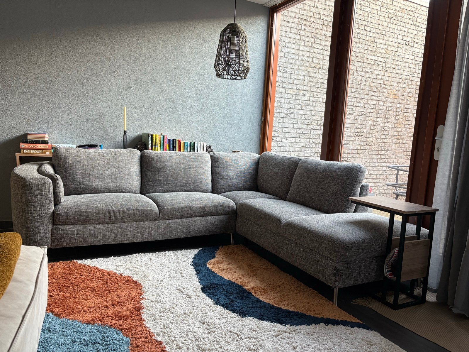Mooie Movani Hoekbank - Rook- en huisdiervrij huis, Huis en Inrichting, Ophalen, Overige materialen, 250 tot 300 cm, Gebruikt
