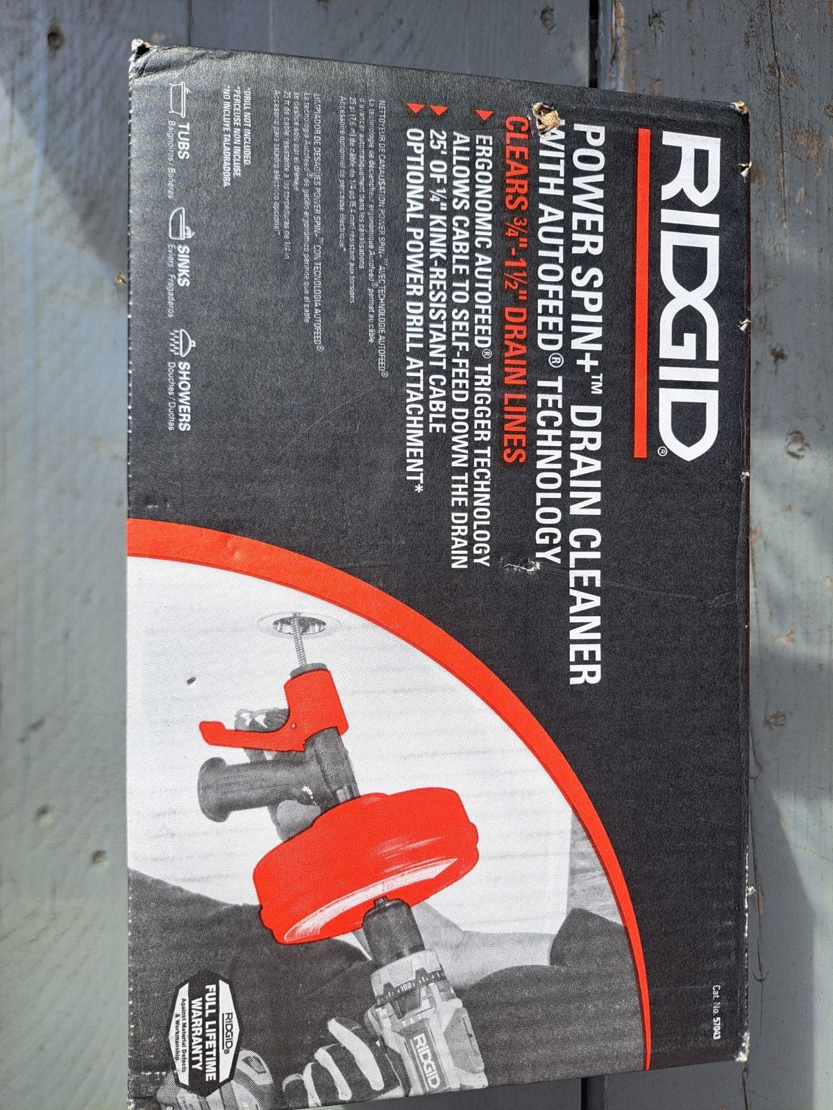 Ridgid afvoerontstopper, Doe-het-zelf en Verbouw, Ophalen of Verzenden, Zo goed als nieuw, Overige typen, Ridgid