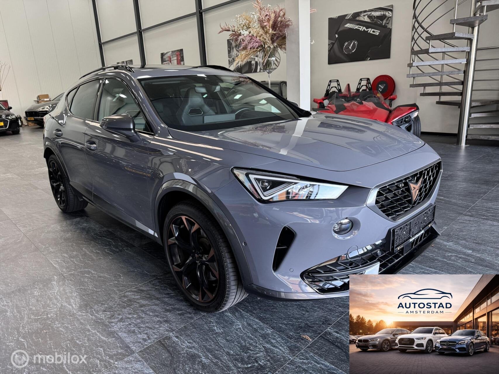 CUPRA Formentor 1.4 tsi automaat hybride panorama Matrix, Auto's, Dealer onderhouden, Stof, Gebruikt, Zwart