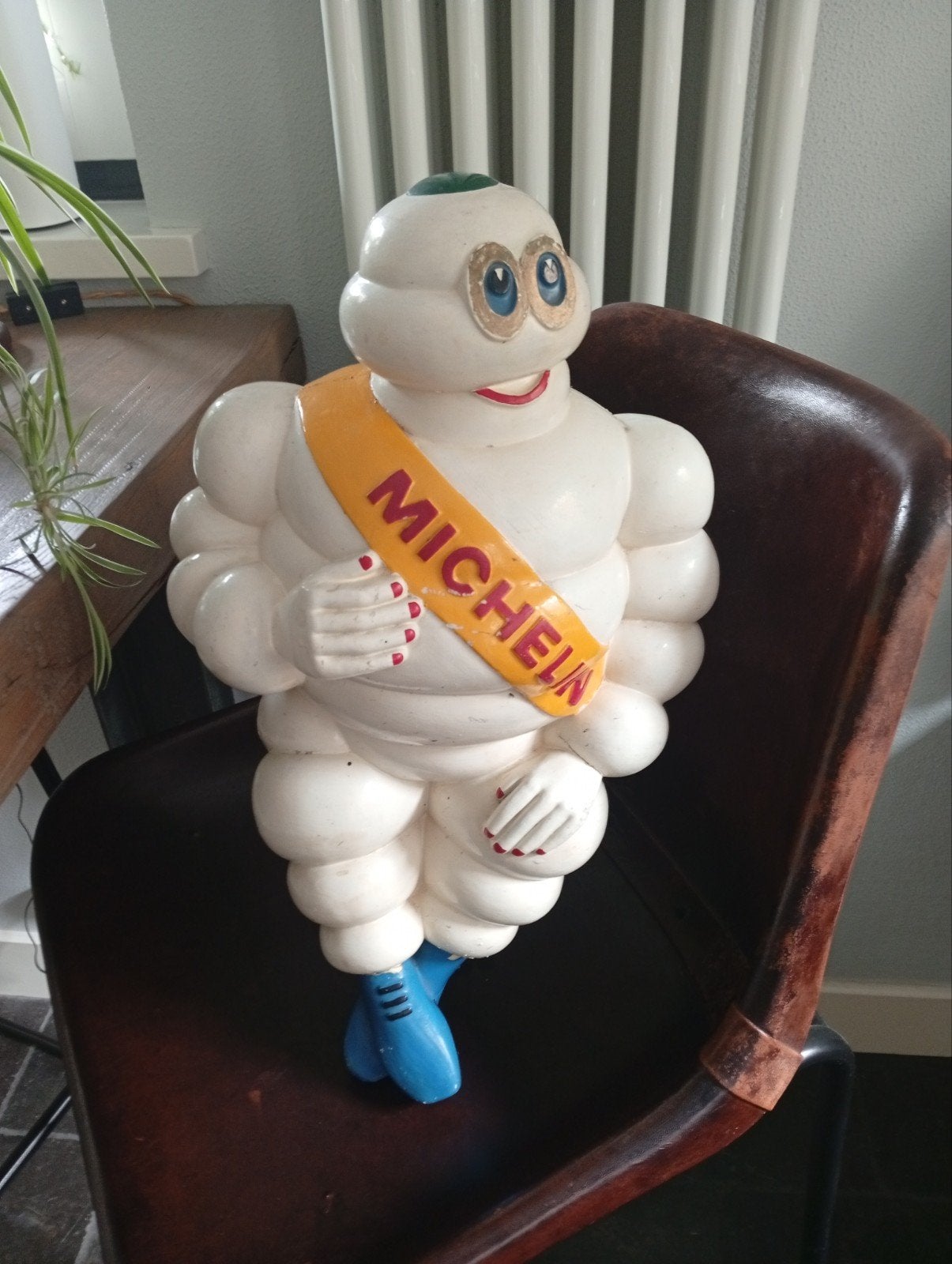 Orginele vintage Michelin Pop Bibendum Beeld, Verzamelen, Ophalen of Verzenden, Zo goed als nieuw, Reclamebord