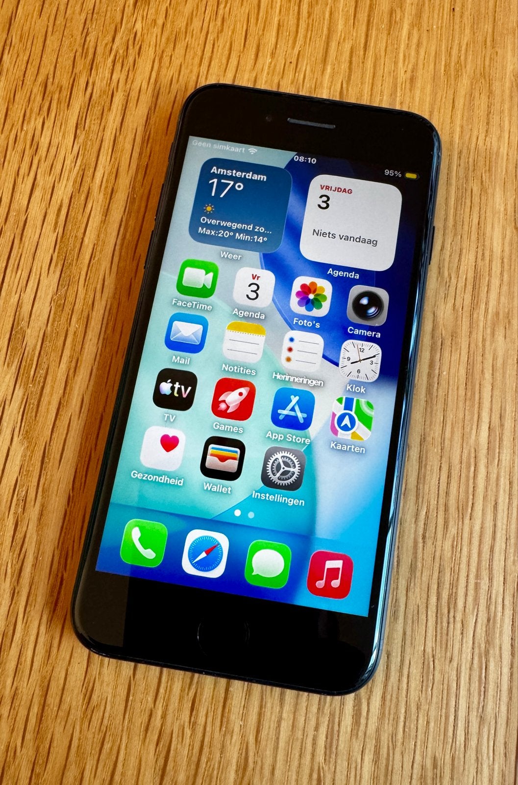 iPhone SE (2020) 64GB Zwart - Zo goed als nieuw, Telecommunicatie, Mobiele telefoons | Apple iPhone, Zwart, Ophalen of Verzenden