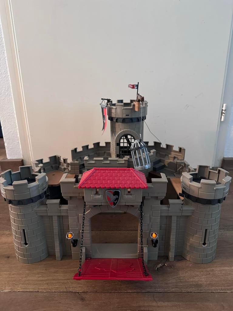 Veel Playmobil! Waaronder Knights Kasteel 6001, Ophalen, Gebruikt, Complete set