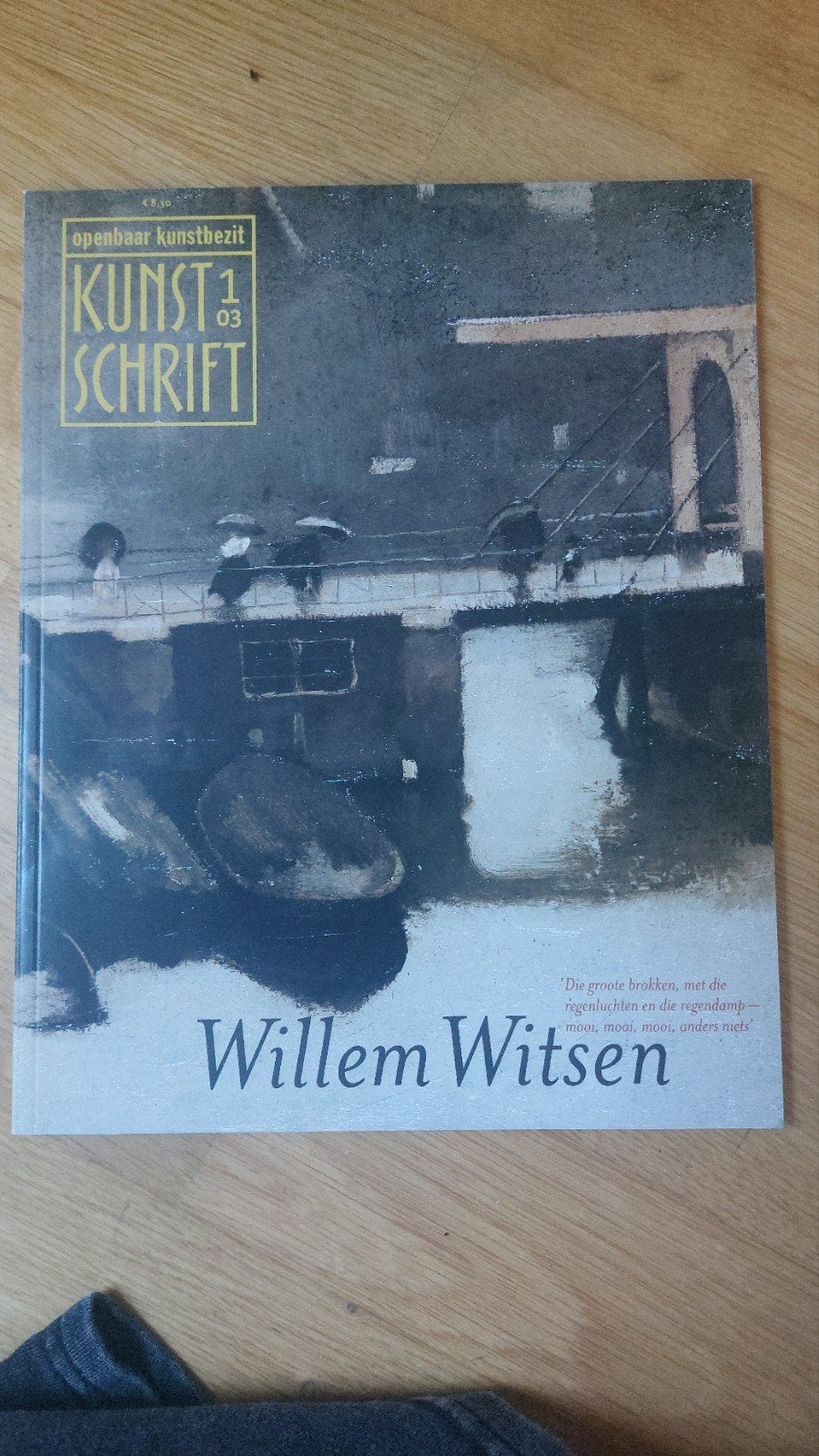 Kunstschrift 2003/1 - Willem Witsen, Boeken, Ophalen of Verzenden, Gelezen, Diverse auteurs, Nederland