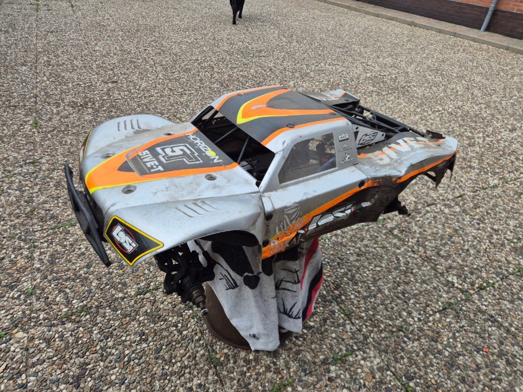 Losi-5ive T Roller RC offroad auto 1:5 robuust groot, Benzine, Gebruikt, Info@m38a1.nl, Losi