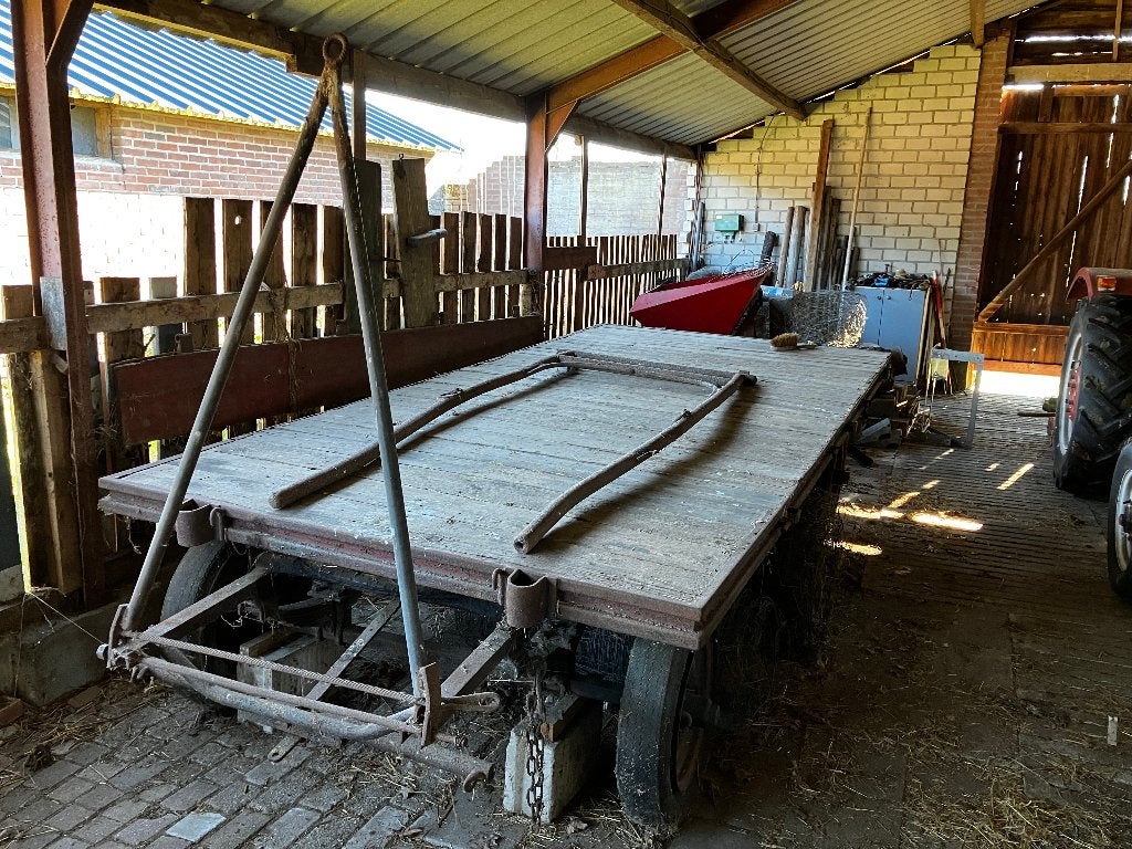 oude platte kar, Ophalen, Transport