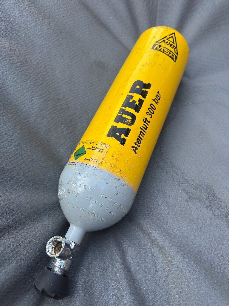 2X Ademlucht fles - 6L - 300bar - Keuring tot 05-31, Watersport en Boten, Duiken, Ophalen, Gebruikt, Overige typen