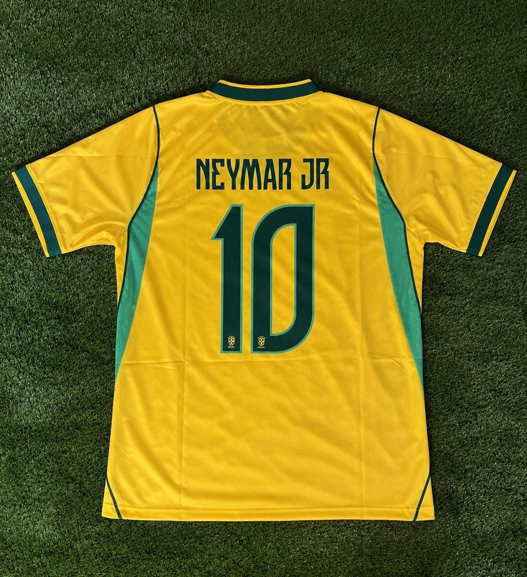 Brazilië Thuisshirt - Neymar Jr, Ophalen of Verzenden, Nieuw, Maat 56/58 (XL), Geel