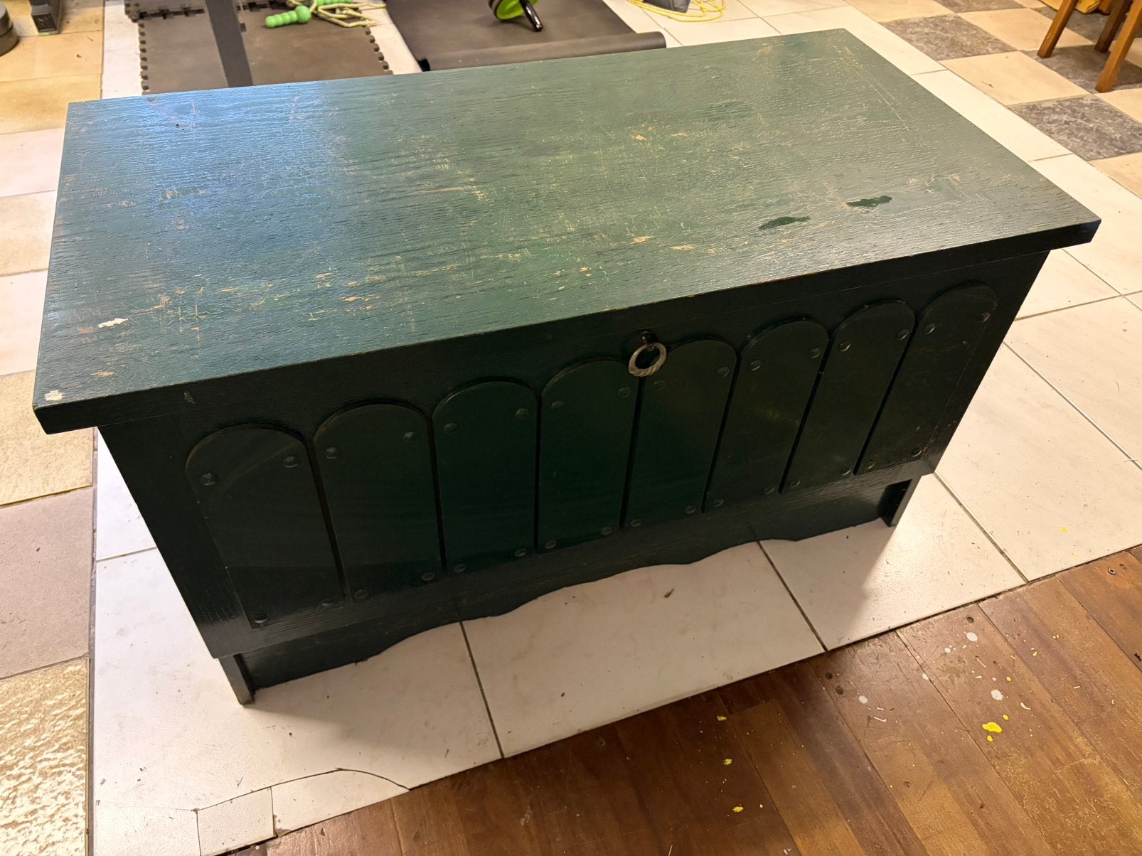Houten klepkast, Ophalen, 50 – 75, Gebruikt, 50 tot 100 cm