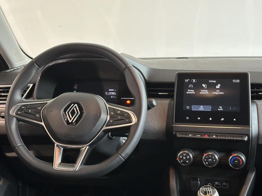 Renault Clio 1.0 TCe 90 GPF evolution | NAVIGATIE | ACHTERUI, Auto's, Renault, Stof, Gebruikt, Met garantie (alle), Zwart