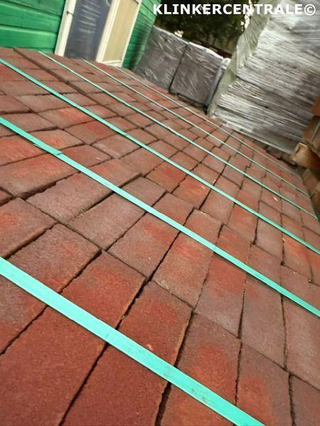 80m2 rood bruin gebakken waaltjes klinkers 5-duimers waalfor, Verzenden, Keramiek, Klinkers, Nieuw