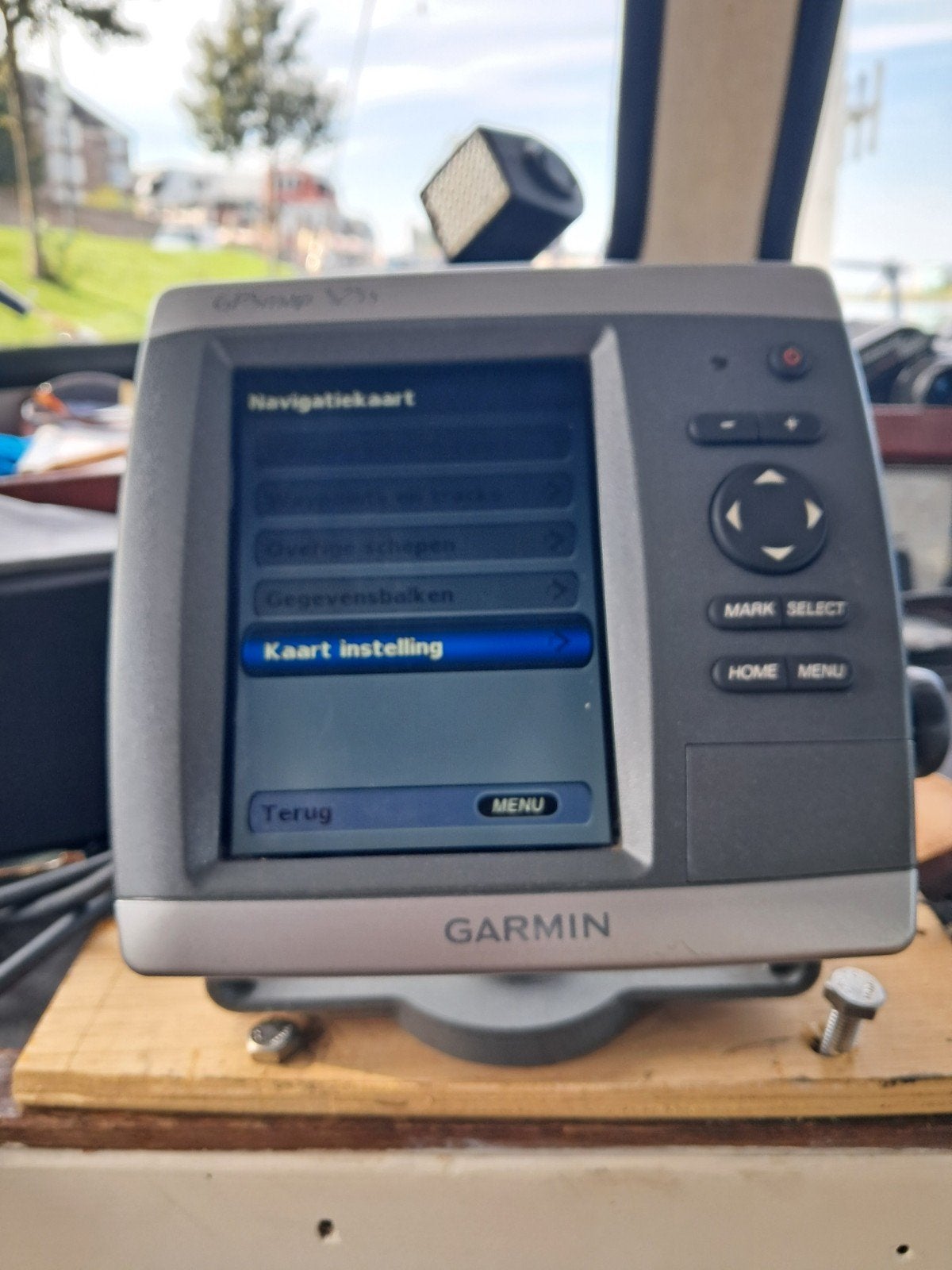 Garmin GPSmap 525s Kaartplotter/Fishfinder, Ophalen of Verzenden, Gebruikt, Kaartplotter of Fish Finder