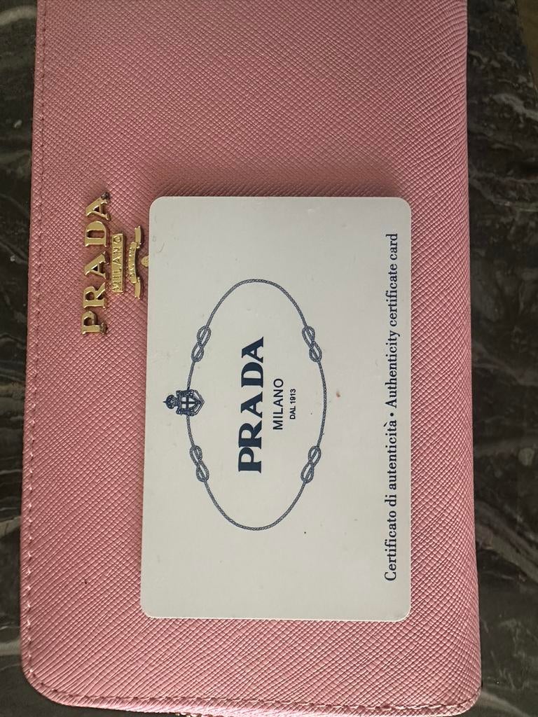 Nieuwe Prada portemonnee - Roze, Ophalen of Verzenden, Nieuw, Roze, Overige merken